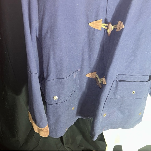 Women’s Blue and Brown PeaCoat size 3X - Picture 6 of 6